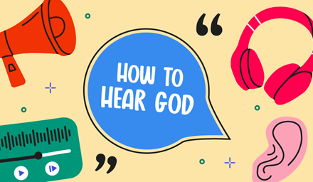 How To Hear God Landing Card
